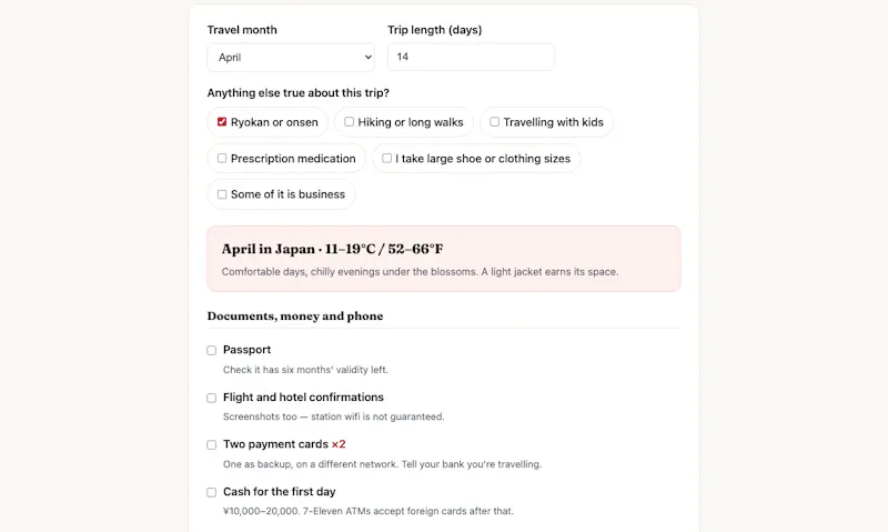 Japan Travel Planner Tools screenshot 5