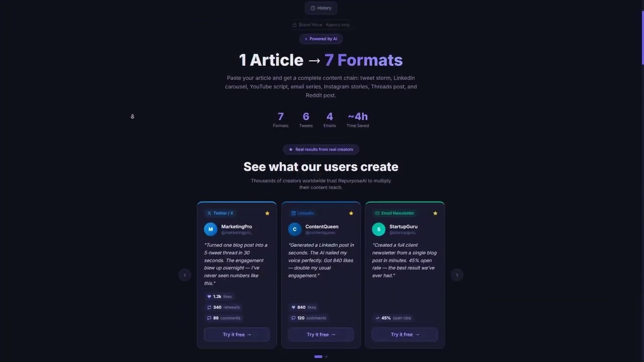 AI Content Repurposer gallery image