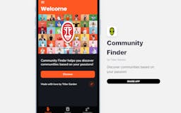 Community Finder by Tribe Garden media 3