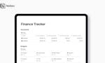 Notion Finance Tracker 2.0 image
