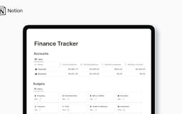 Notion Finance Tracker 2.0 media 2