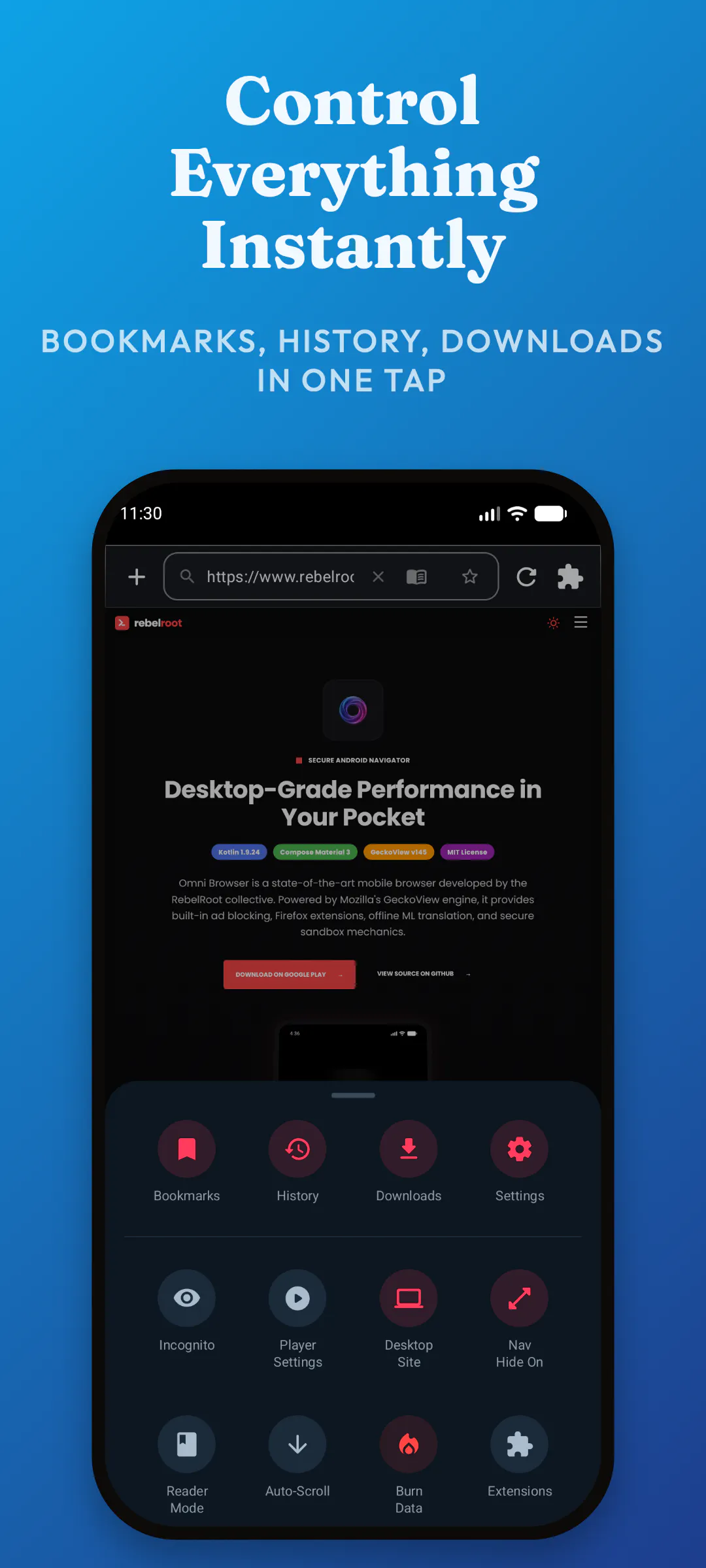 Omni Browser gallery image