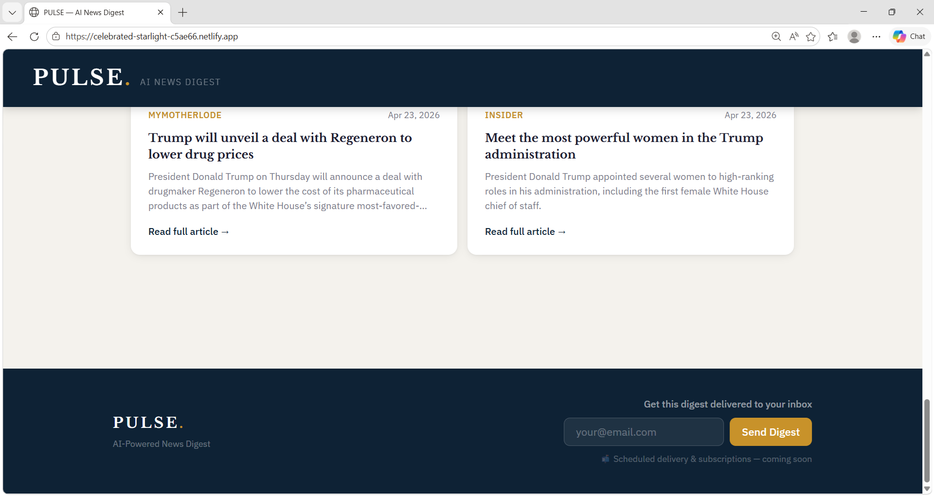 PULSE NEWS Intelligent Media Analysis gallery image