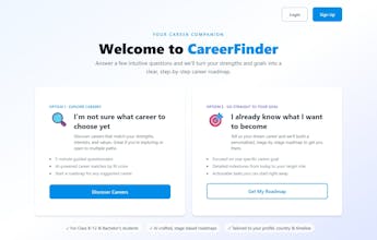 Careerfinder – AI Career Roadmap gallery image