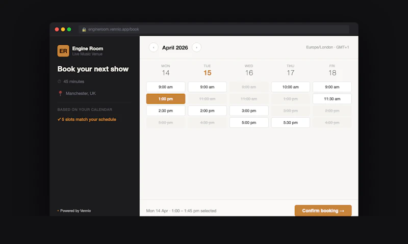Vennio screenshot 2