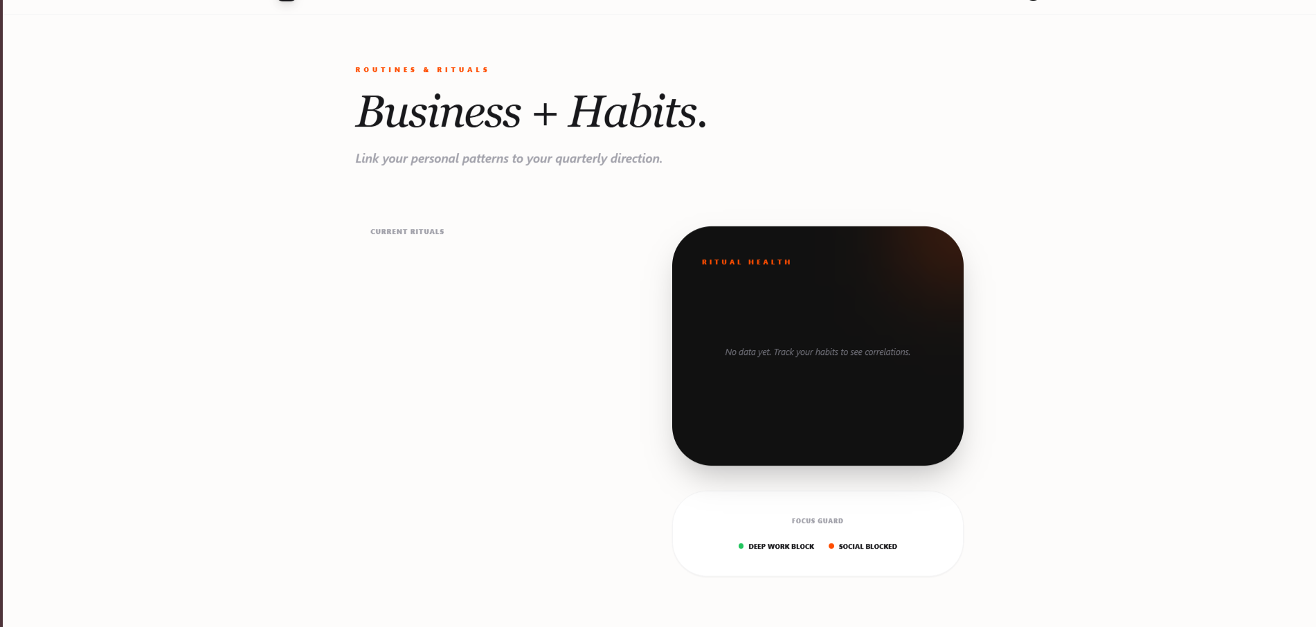 Founder Coach - Screenshot 3 showing product features and functionality