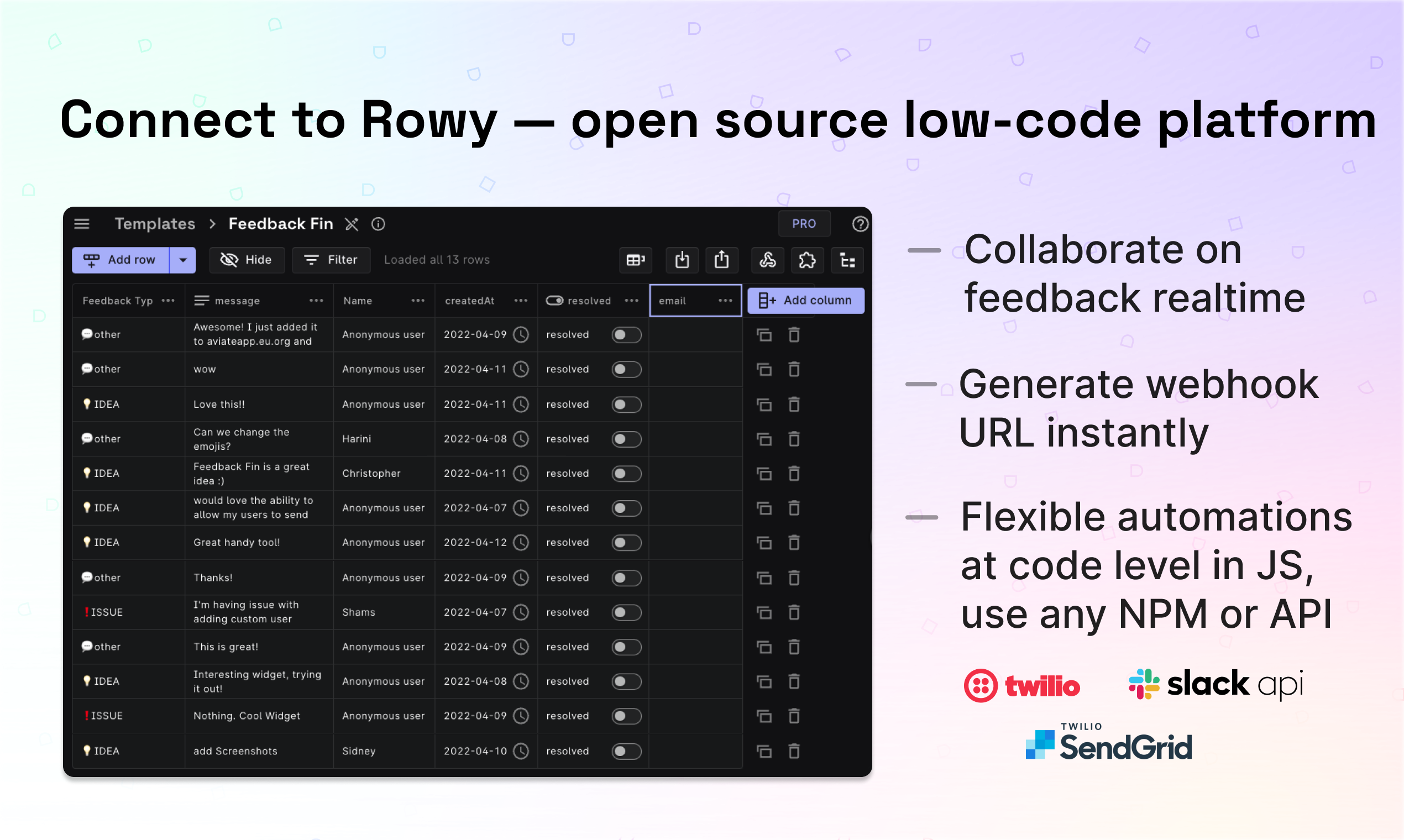 Feedback Fin gallery image