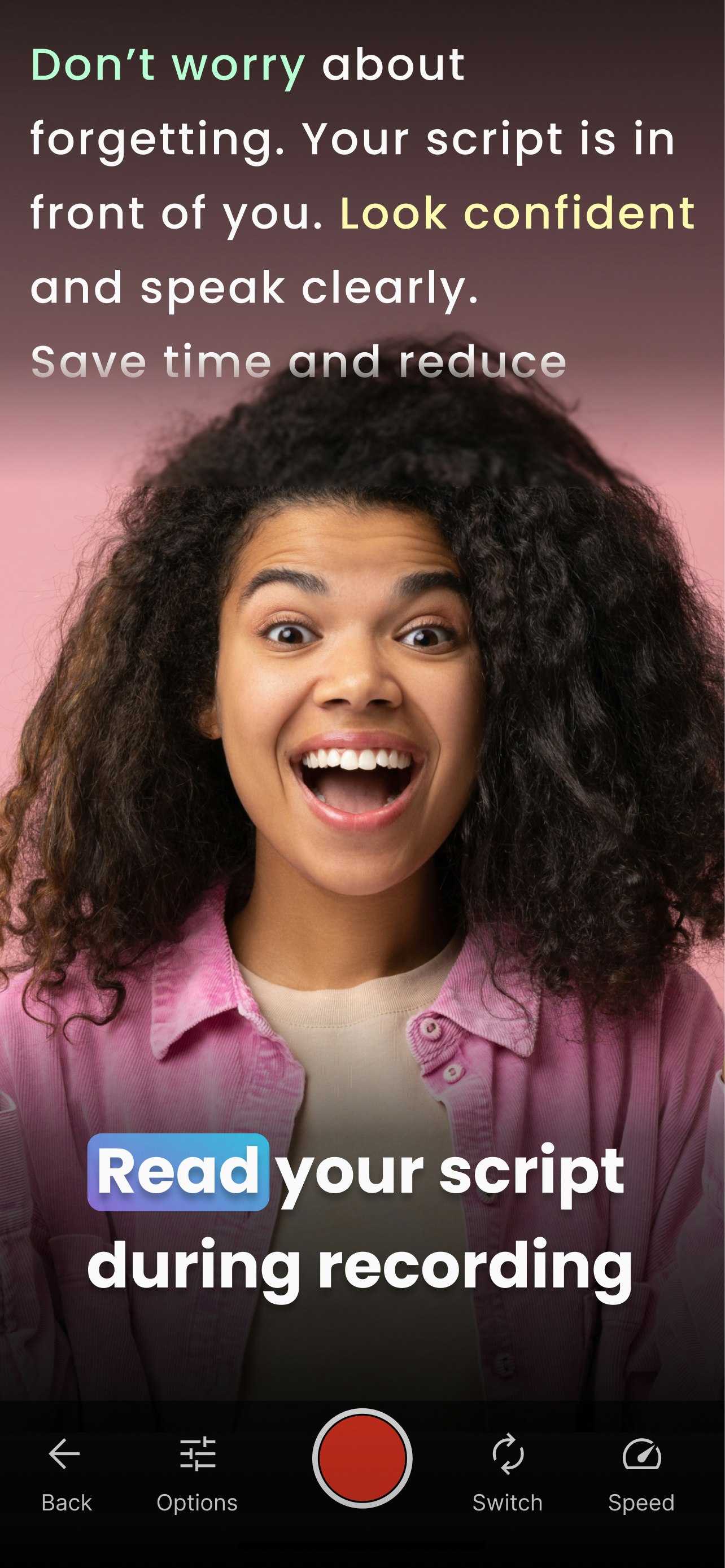 Teleprompter & Captions AI gallery image