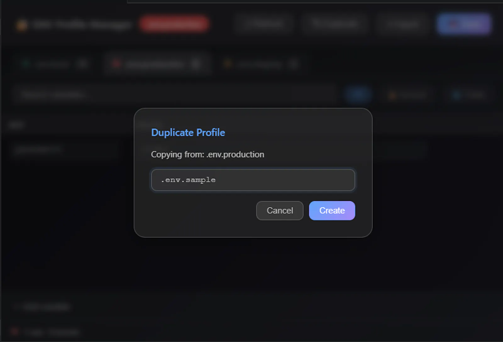 ENV Manager screenshot 3