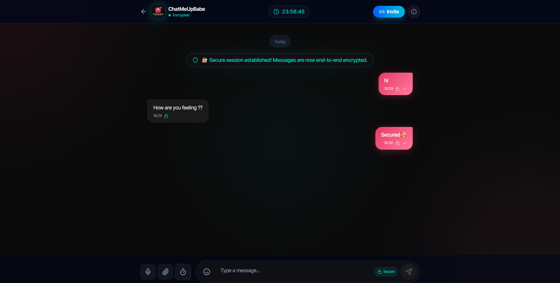 ChatMeUpBabe - Screenshot 4 showing product features and functionality