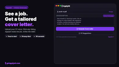 ApplyAI — Job Application Assistant gallery image