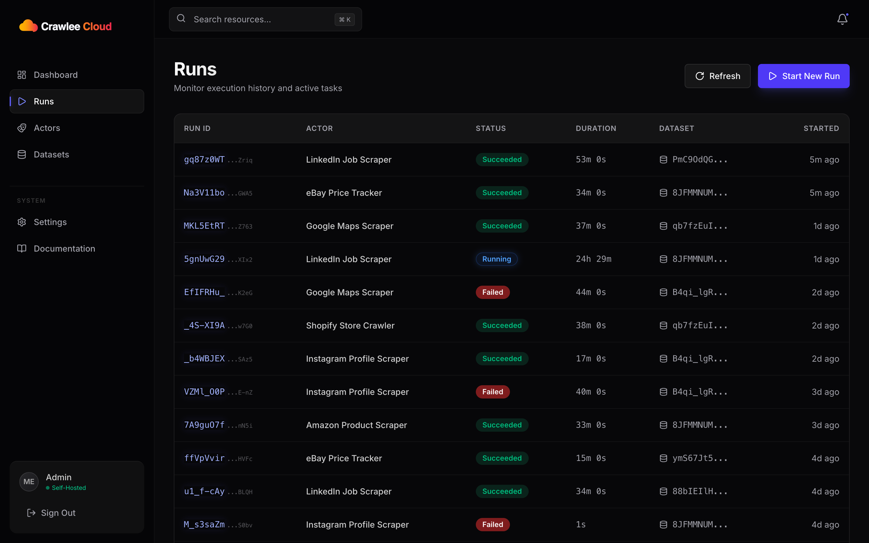 Crawlee Cloud gallery image