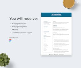 CV & Resume Template Bundle - Figma Kit gallery image