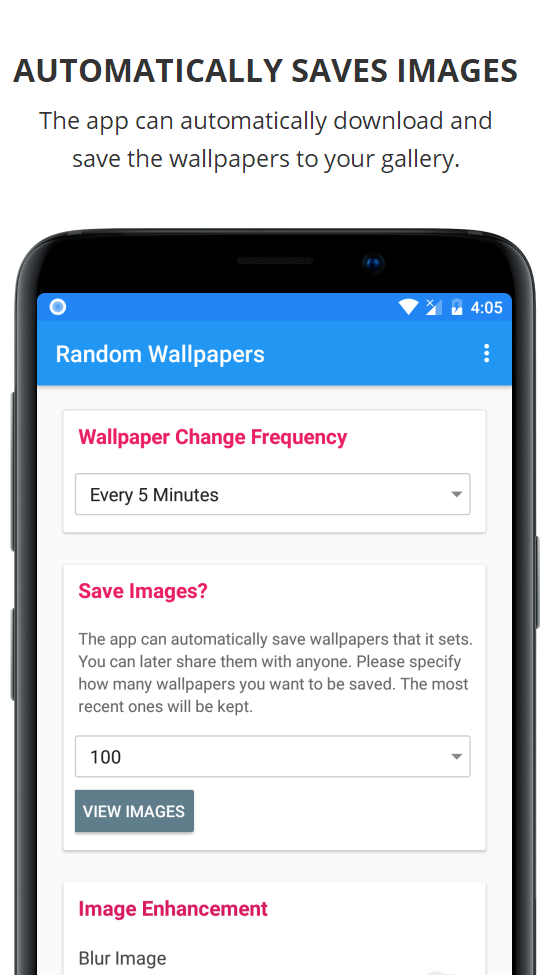 Set Random Wallpapers Automatically gallery image