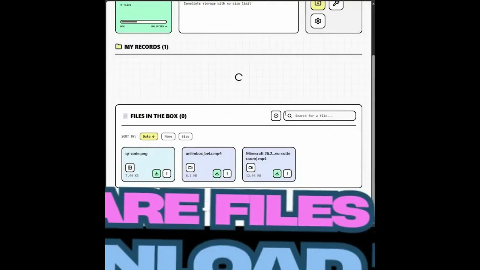 UnlimBox screenshot 1 (video preview)