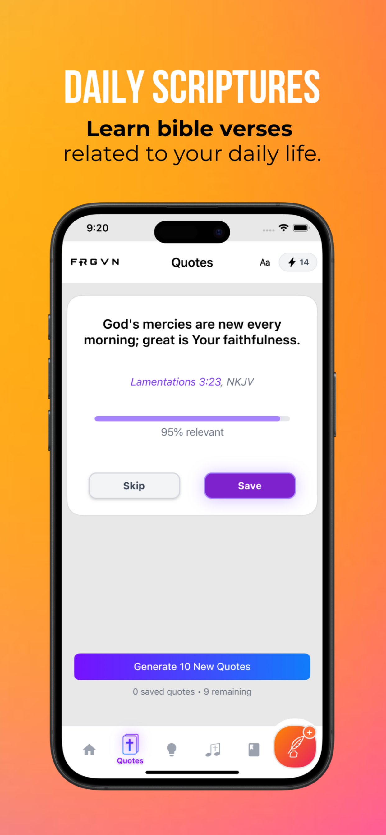 FRGVN: Daily Ai Bible Chat App media 3