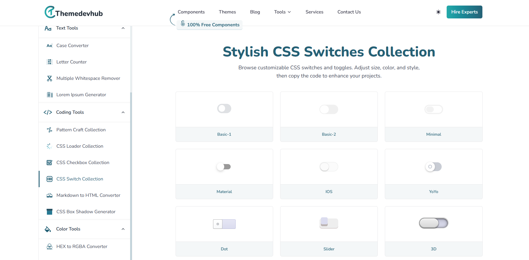 CSS Switch Collection screenshot 1