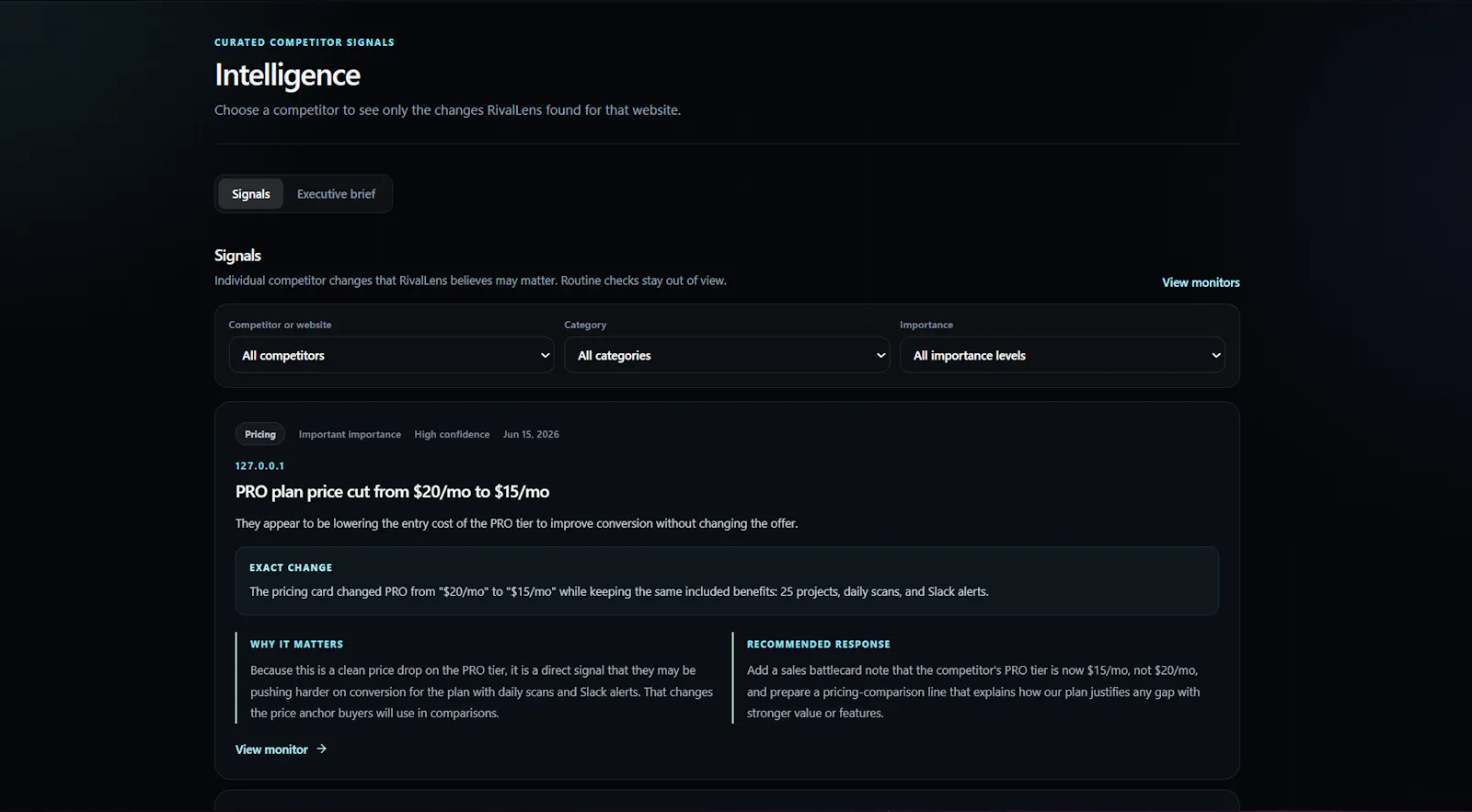 RivalLens screenshot 4