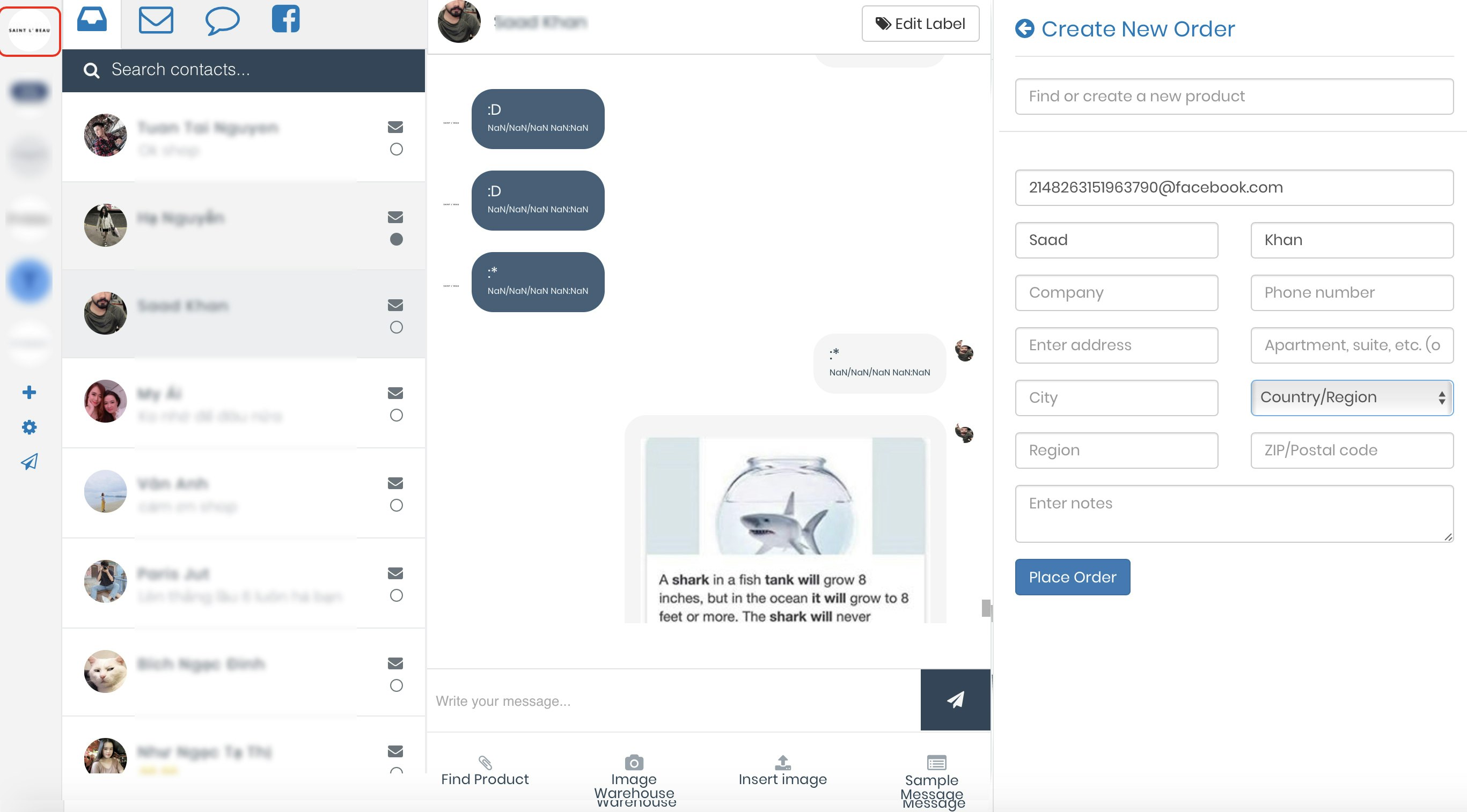 SaintMess - Fanpage Message Manager gallery image