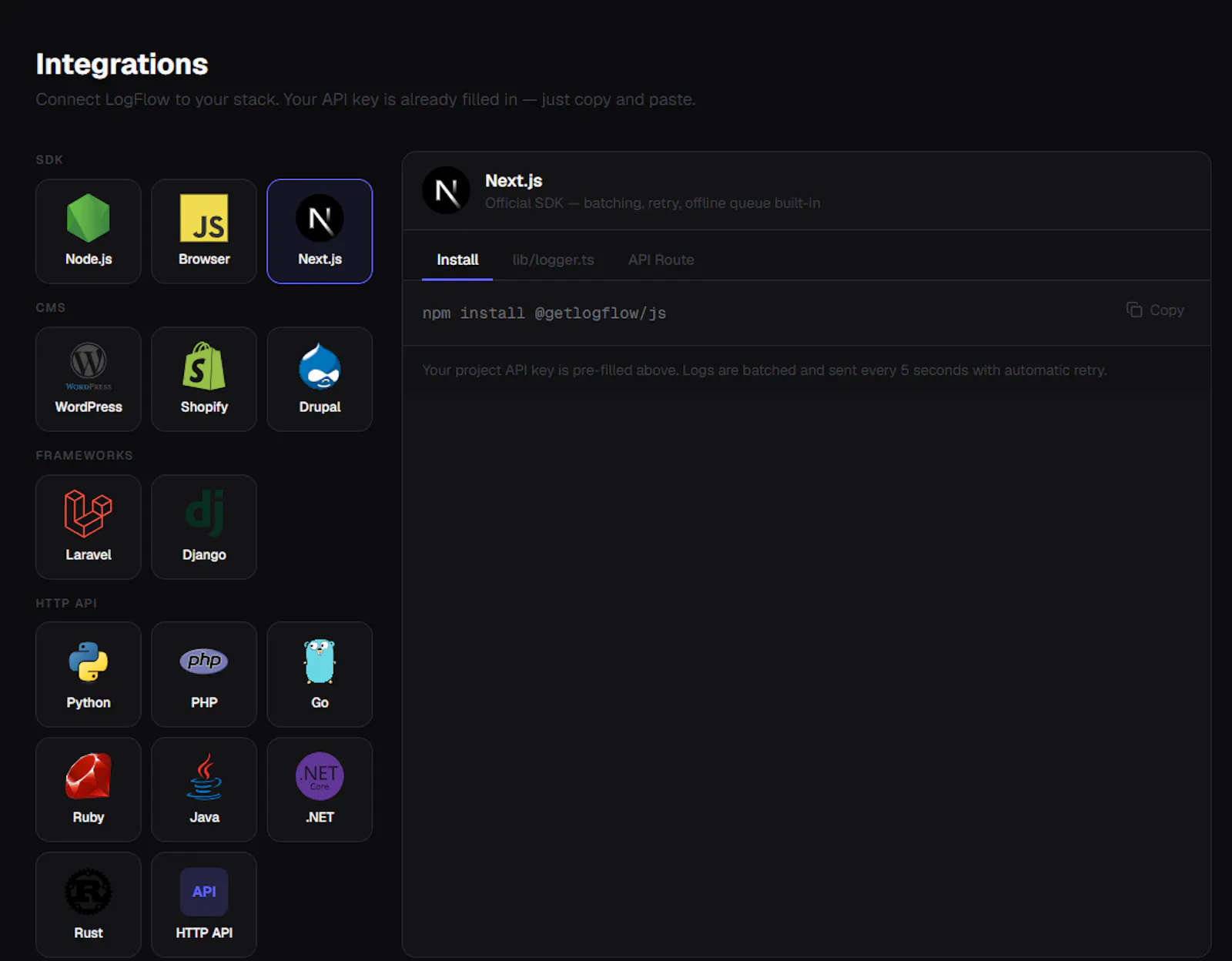 LogFlow screenshot 6