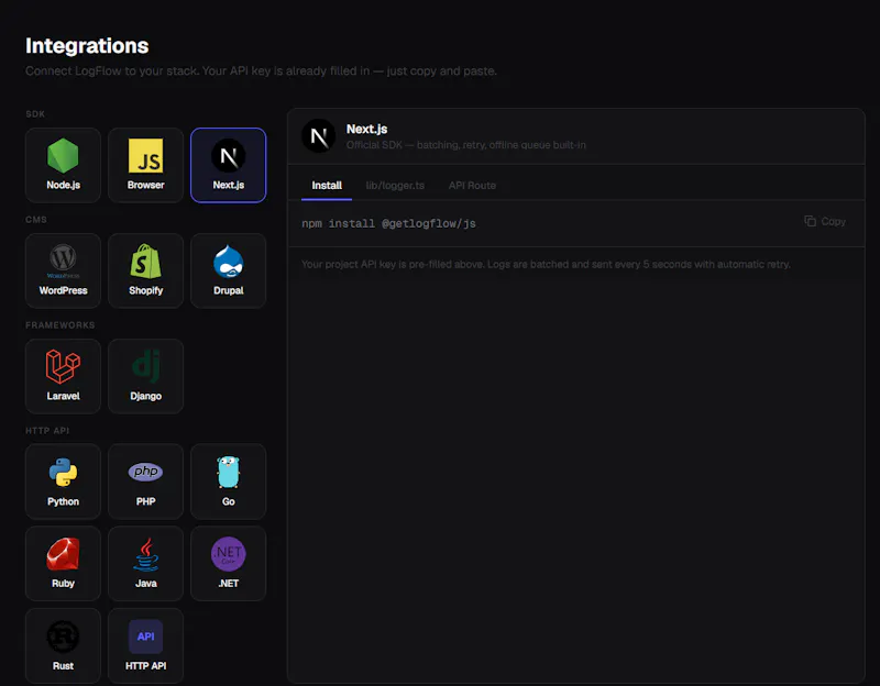 LogFlow screenshot 6