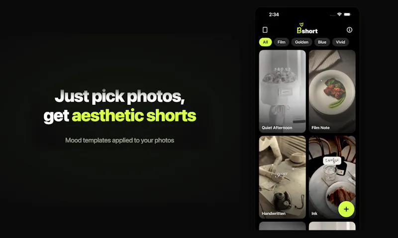 bshort - Aesthetic Shorts screenshot 2