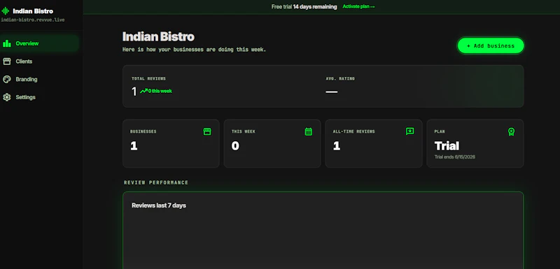 Revvue screenshot 2