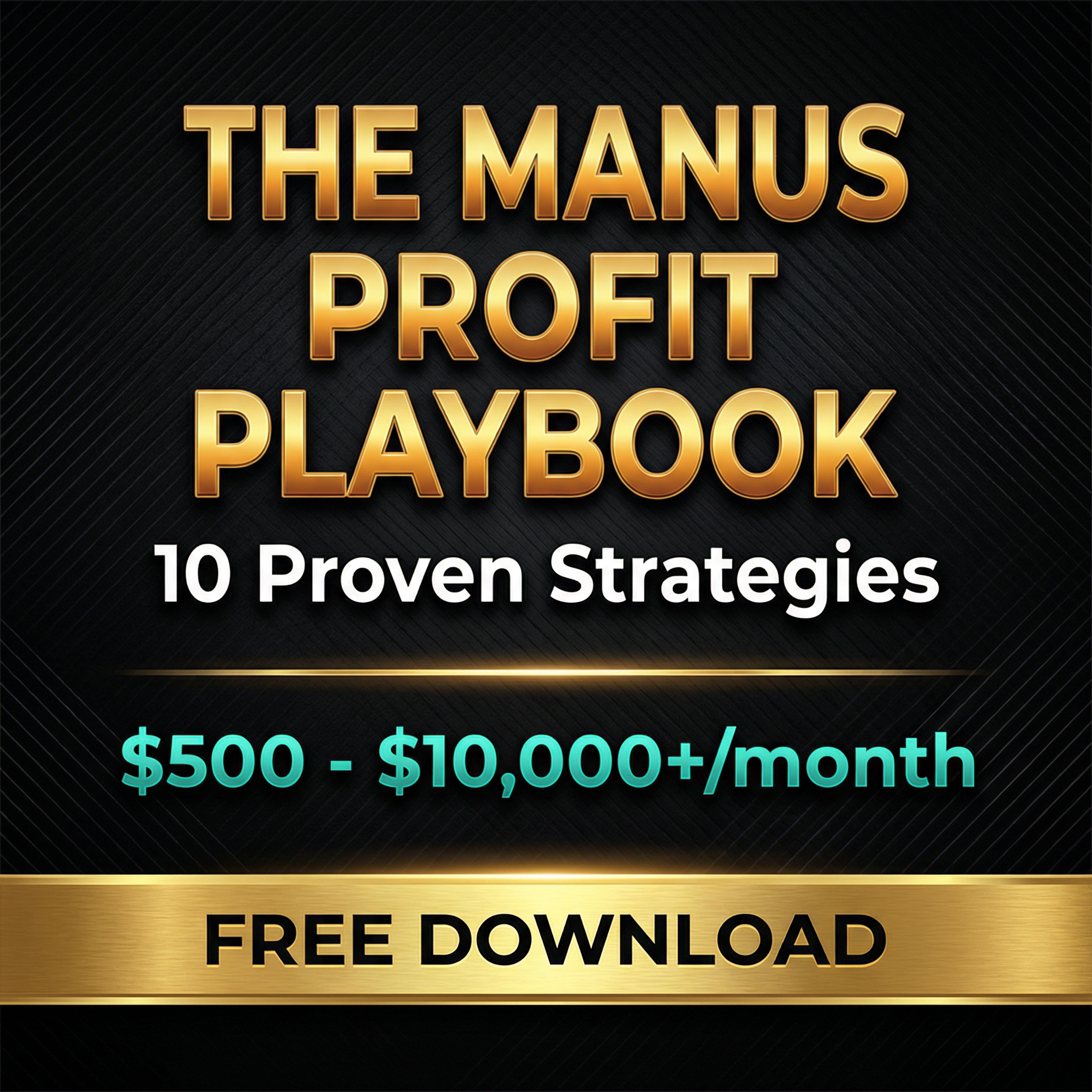 The Manus Profit Playbook gallery image