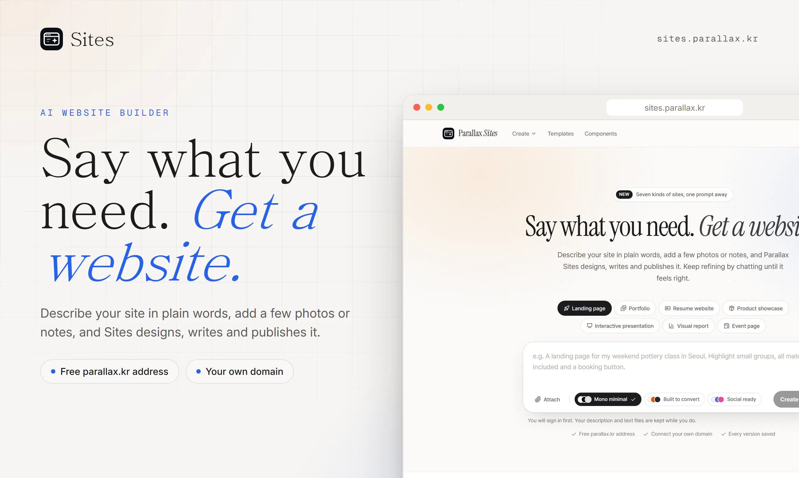 Parallax Sites gallery image