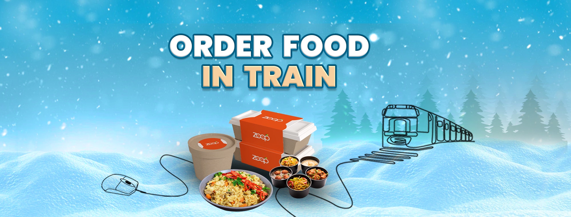 Zoop - nourriture en train en ligne en Inde media 4