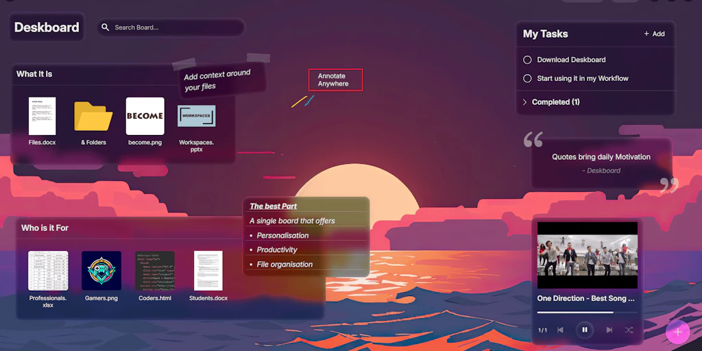 Deskboard