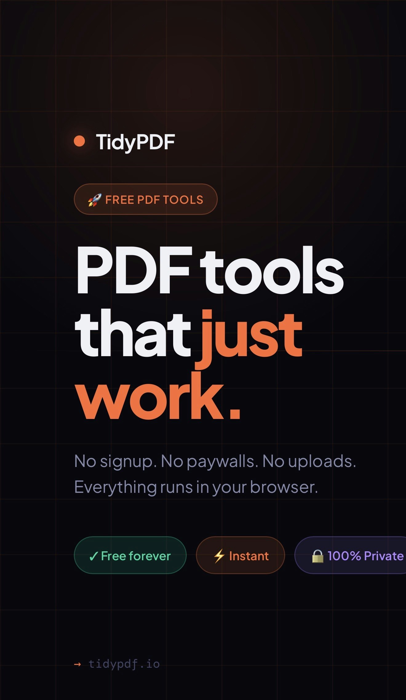 TidyPDF gallery image