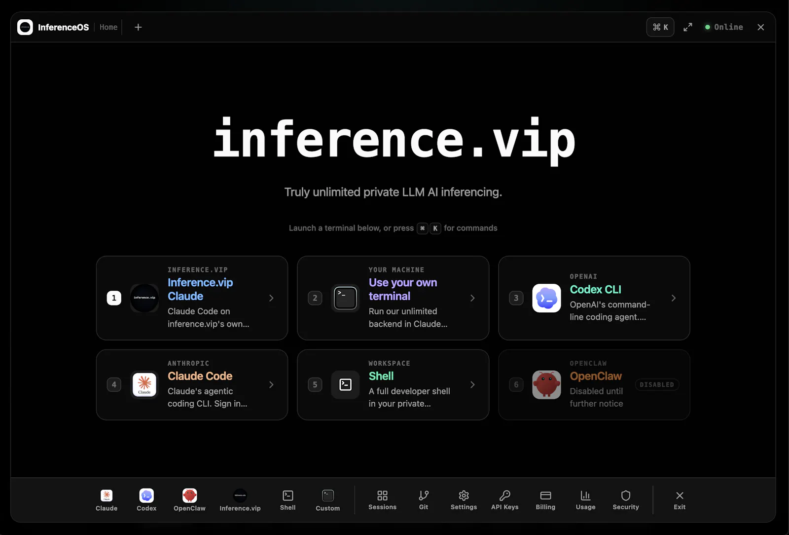 inference.vip screenshot 2