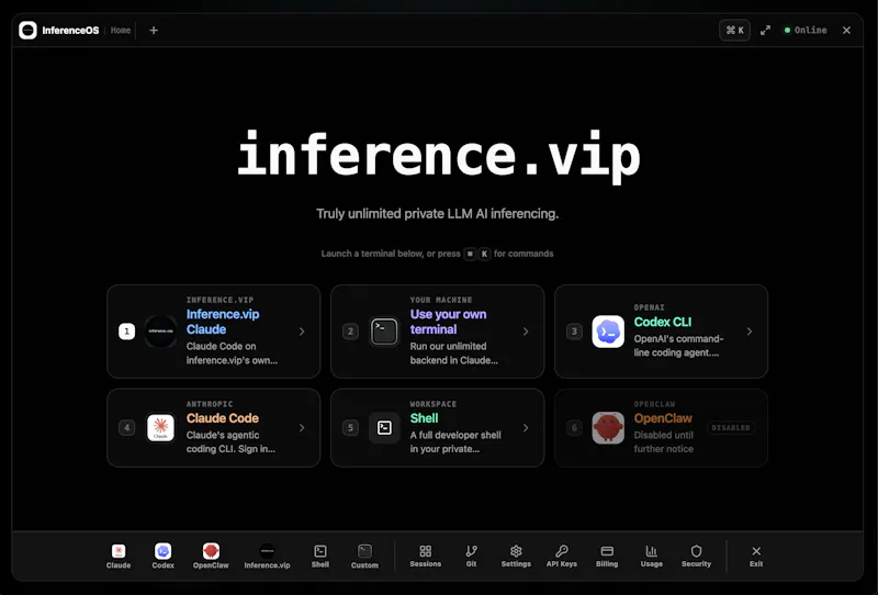 inference.vip screenshot 2
