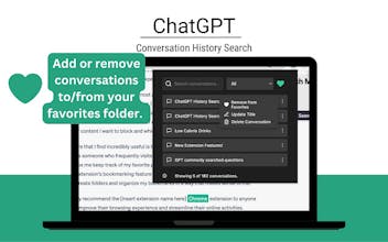 ChatGPT Conversation History Search gallery image