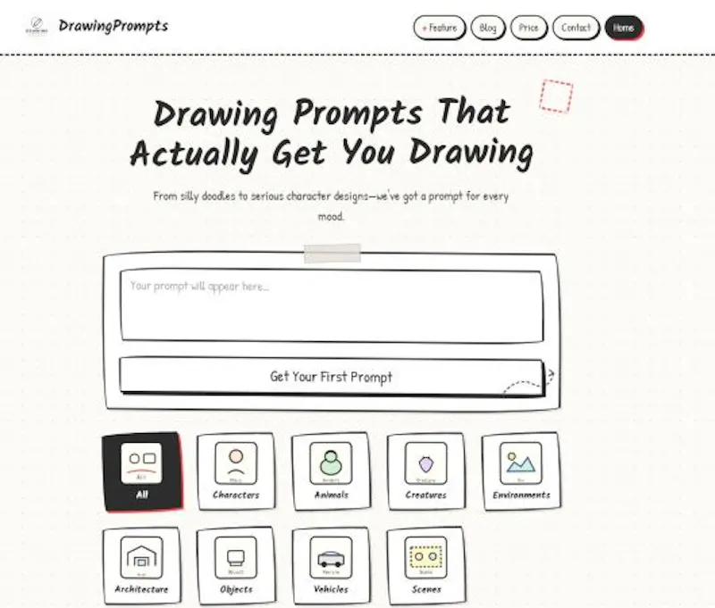 Drawing Prompts screenshot 2