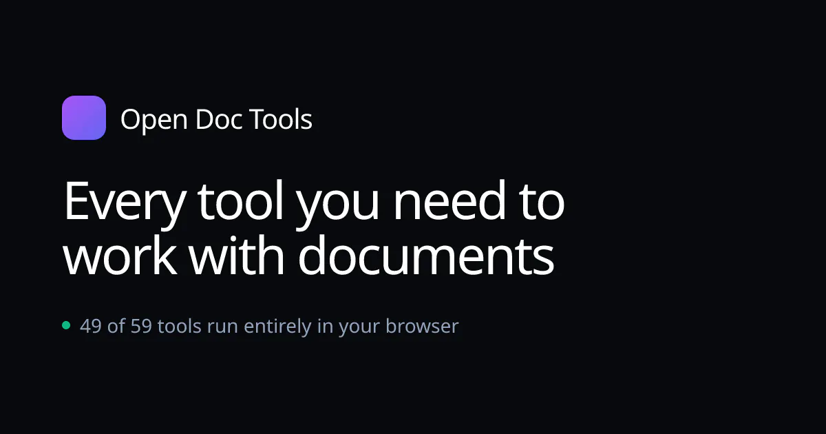 Open Doc Tools gallery image