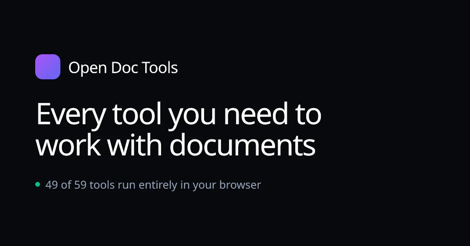 Open Doc Tools screenshot 1