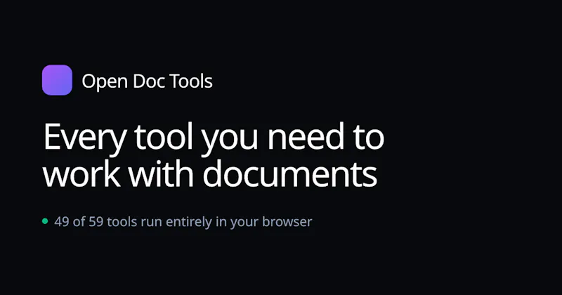 Open Doc Tools screenshot 1