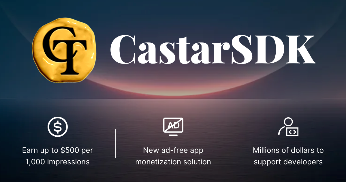 Castarsdk - De meest winstgevende tool voor het genereren van inkomsten voor app media 2