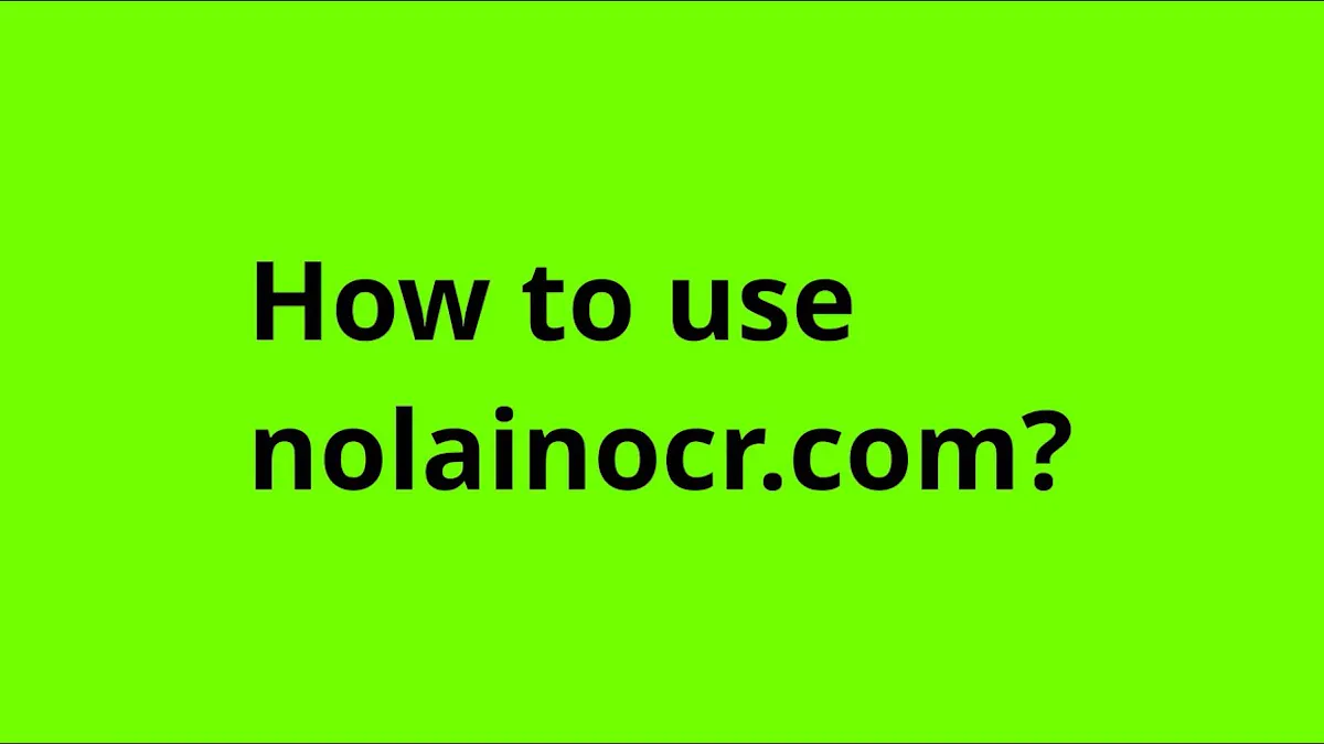 Nolain OCR