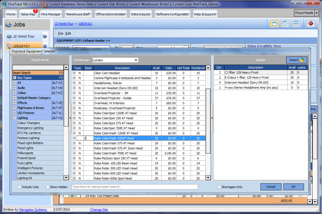 HireTrack NX gallery image