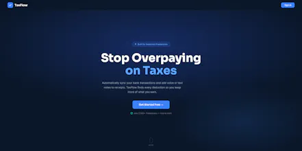 TaxFlow — Stop Overpaying on Taxes gallery image
