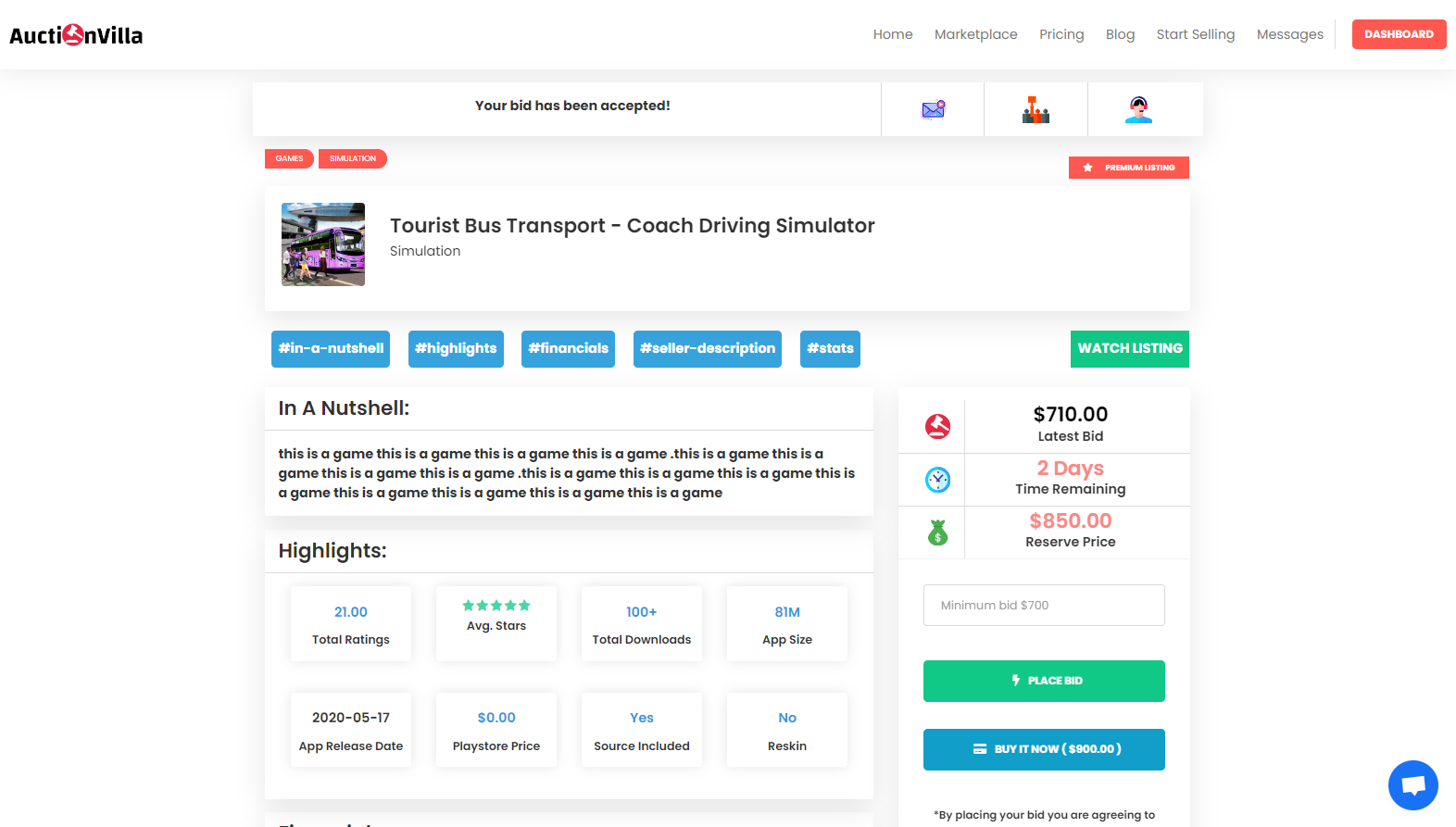 AuctionVilla.IO gallery image