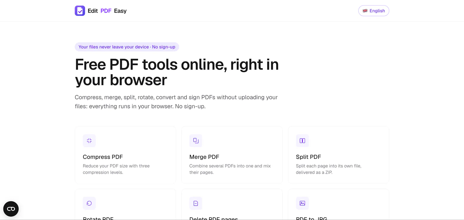 EditPDFEasy screenshot 1