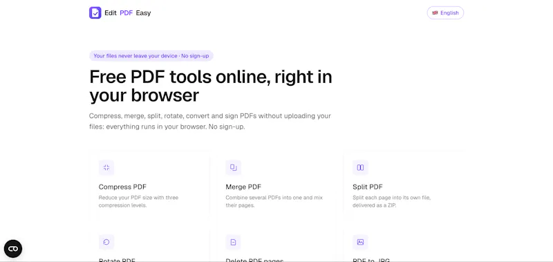 EditPDFEasy screenshot 1