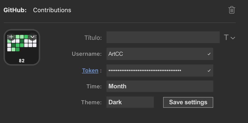 Contributi GitHub su Stream Deck - Il plug -in Stream Deck Visualizza il grafico dei contributi GitHub. media 4