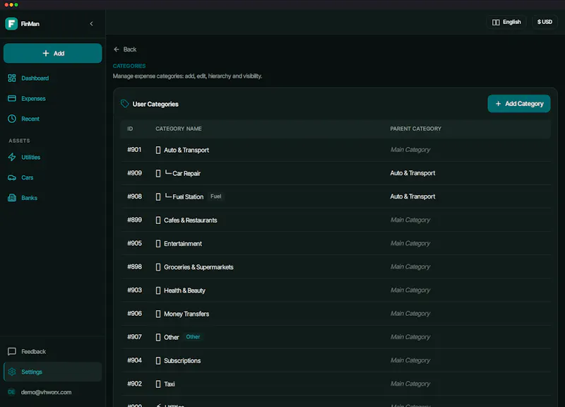FinMan screenshot 5