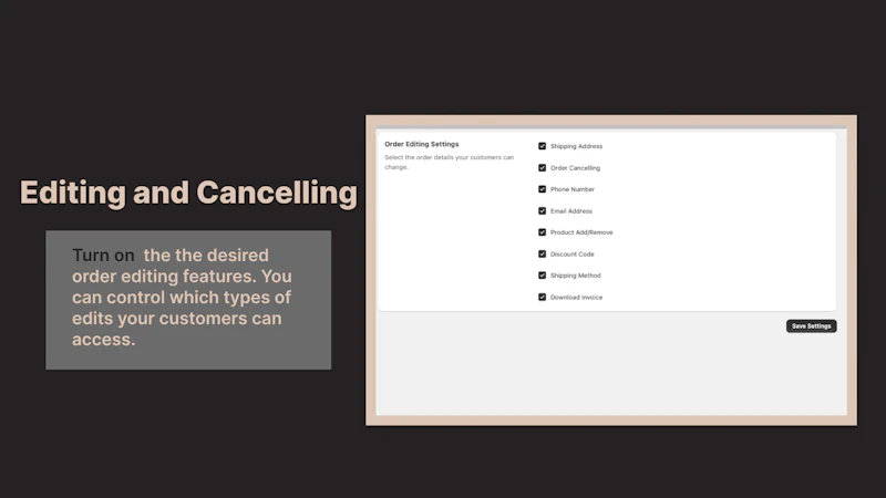 Fundamental Order Editing Shopify App screenshot 4