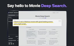 Movie Deep Search by AI Keytalk media 2